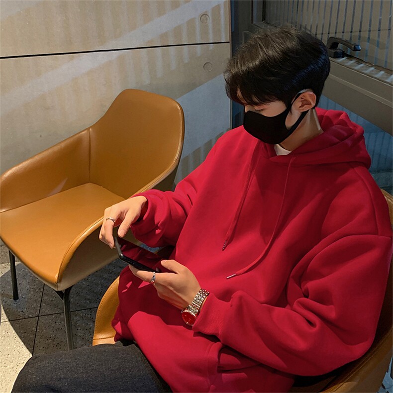 重磅300克卫衣可二开HQ1243-TP45秋季连帽纯色宽松上衣男外套,男装卫衣,电商A102-1