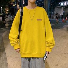 S6293-P28秋季圆领卫衣男大码韩版宽松长袖外套，男装卫衣，电商A040