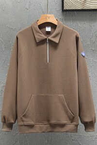 新款POLO衫灰墙挂拍华夫格休闲套头上衣PL3316-P40控68图片