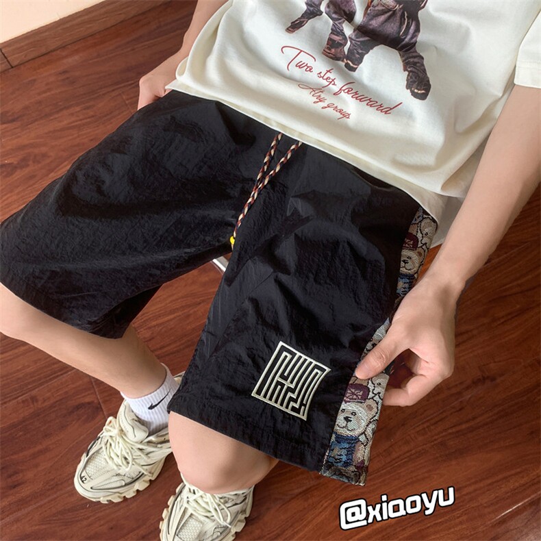 XZ616夏季新款短裤速干防水小熊短裤TY902M-5XL特P20控39,男装休闲裤,星座512A（原616）