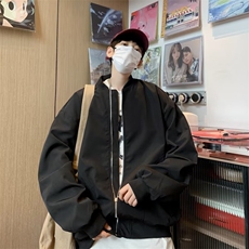 美式高街棒球服夹克男韩版潮刺绣字母2024秋冬季ins外套J681-P63，男装夹克，星座1109-3