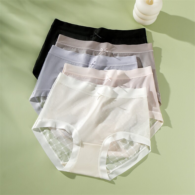 冰感超薄抗菌提花雪糕内裤青年，内裤，东正羊绒