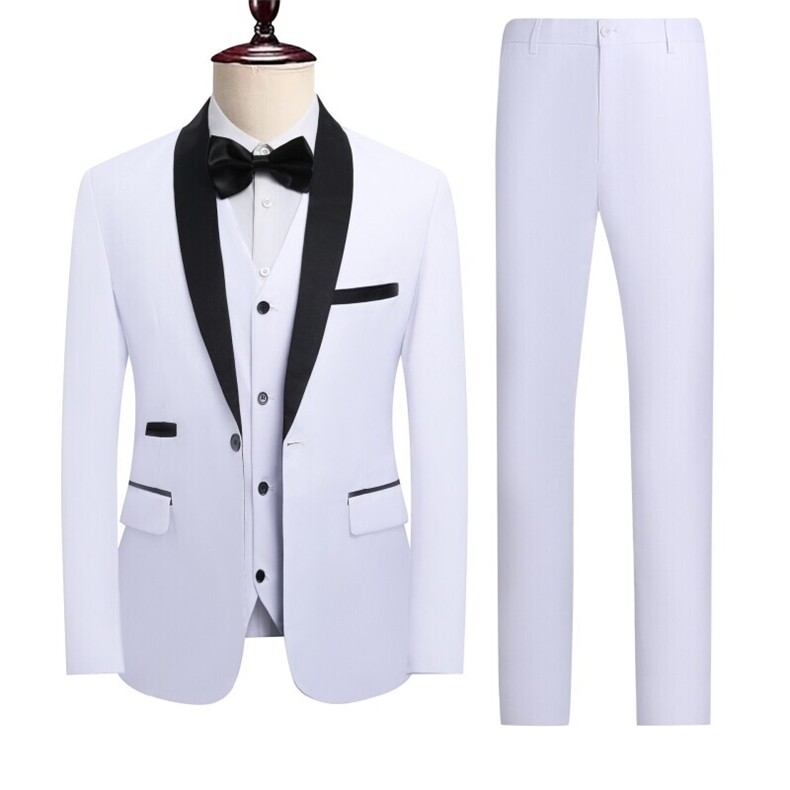 JS8605-XMK-DP170新款青果领西服三件套男伴郎服男士西装套装男,男装西服,星座510A-2