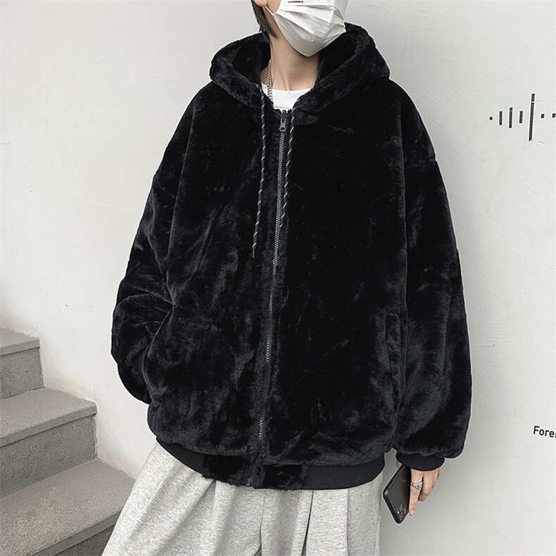双面穿男款休闲加厚外套2023新款秋冬季韩版潮流夹克W2197-P72,男装夹克,星座512-2