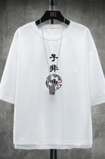 Q11070-P30春夏季七分袖t恤男大码五分袖男短袖中袖展架，男装T恤，电商A040A