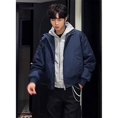 假两件飞行夹克棉服男款冬季加厚廓形棉衣外套MF102，男装夹克，星座1116A（原606A-3）