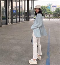 【现货】婴儿蓝西装外套，女装西装，ONE(2F)