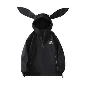 冬季新款休闲防水兔耳朵滑雪服男ins银狐绒大码保暖外套M38-P125图片
