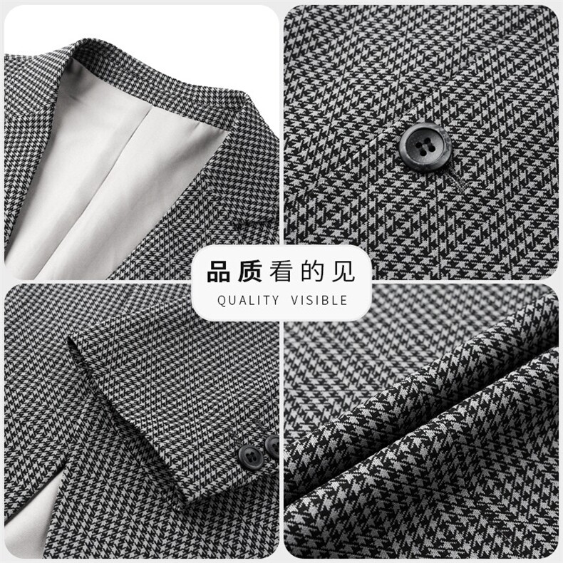 25年主推新款高品质单西装西服外套春秋男士中青年休闲商务小西装,男装西服,钱塘723