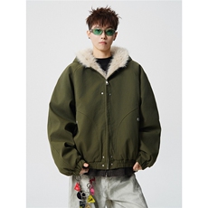 CLEANFIT座山雕棉服美式高街设计感重磅连帽外套A170-M899-TP110，男装棉衣，电商A170