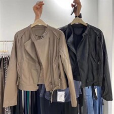 秋季皮衣，女装皮衣，卡薇尔