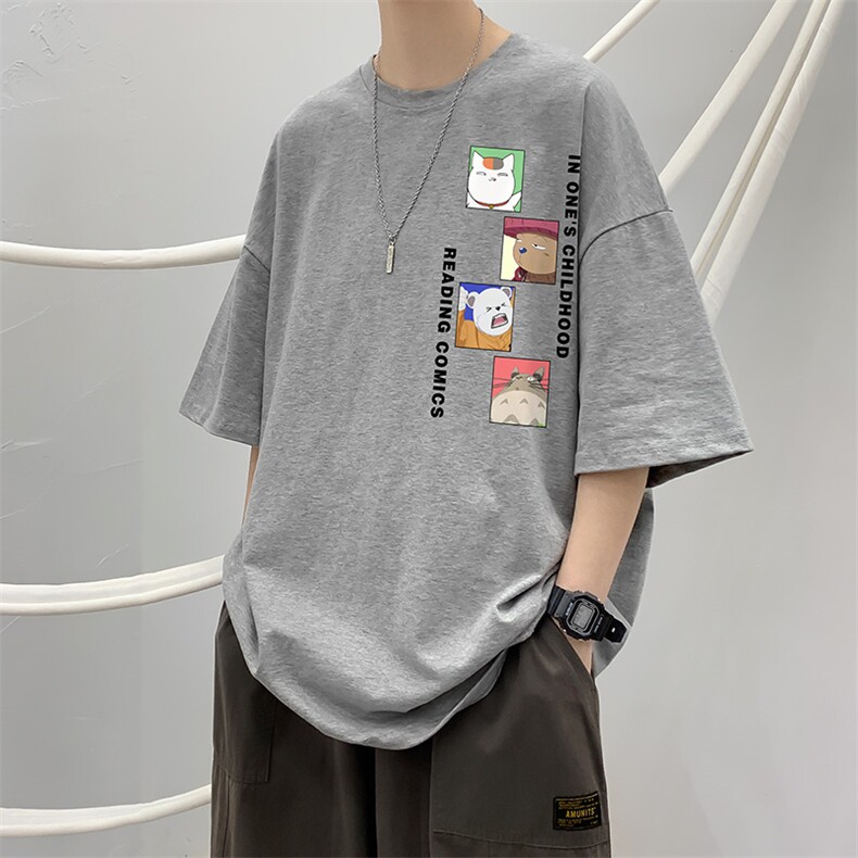 短句敏电商A088-DT8538-TP20100夏季新款大码宽松短袖T恤男1,男装T恤,电商A088