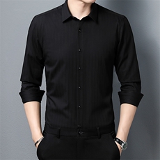 N7397钱塘2020-3男士新款休闲时尚长袖衬衣高品质P54，男装衬衫，钱塘207-3