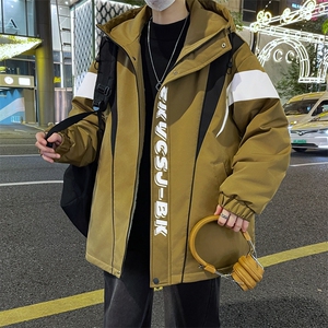 加绒加厚夹克男时尚潮流加厚棉衣男外套MY1685-P73