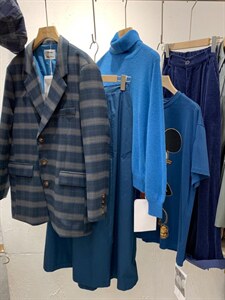 复古格子廓形西装外套,女装西装,25Ann·Studio