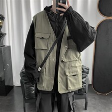新款假两件外套男秋冬季韩版潮牌宽松连帽夹克港风上衣服JK08-P65，男装夹克，星座1008-2