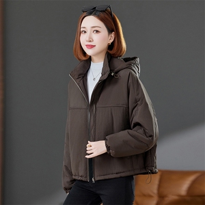 棉衣棉服女2024新款秋冬小个子休闲大码胖mm棉衣外套妈妈洋气图片
