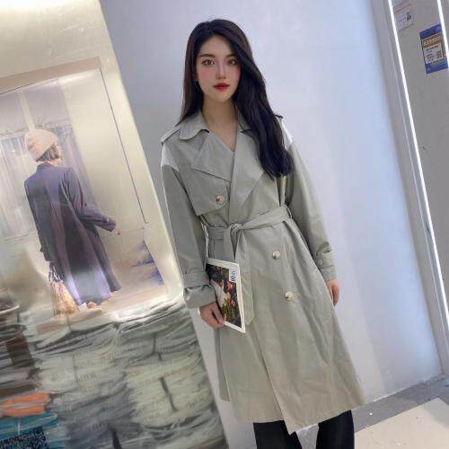 长款风衣，女装风衣，锦雅