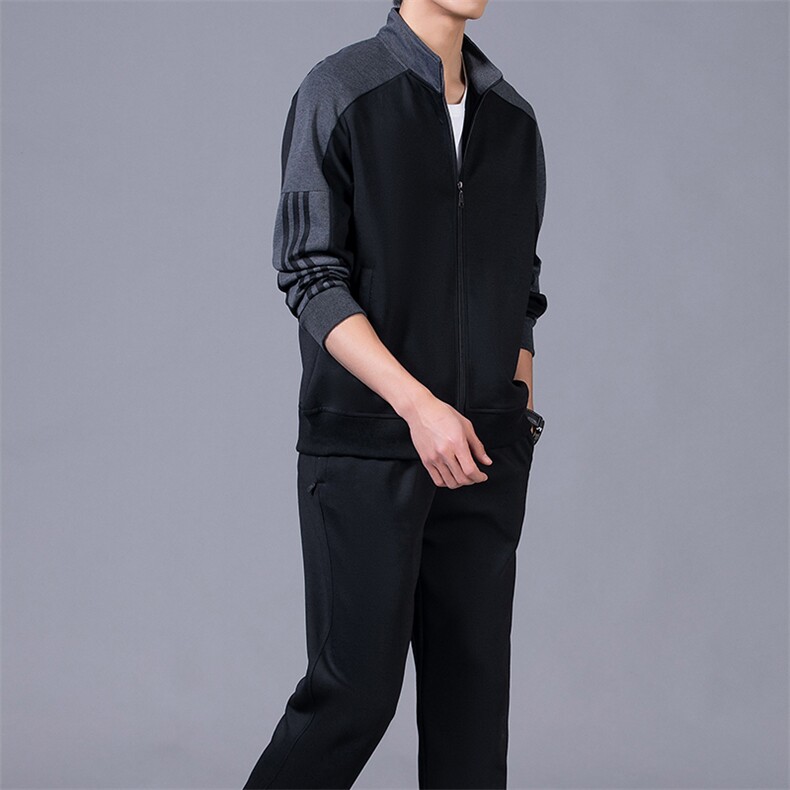 中年男士长袖立领外套男春秋潮流2023新款潮男装衣服夹克上衣春装,男装休闲套装,电商B212（原钱塘6029）