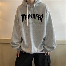 纯棉连帽卫衣男大码运动帽衫宽松薄WY2007-P35加绒款-P40，男装卫衣，电商A040