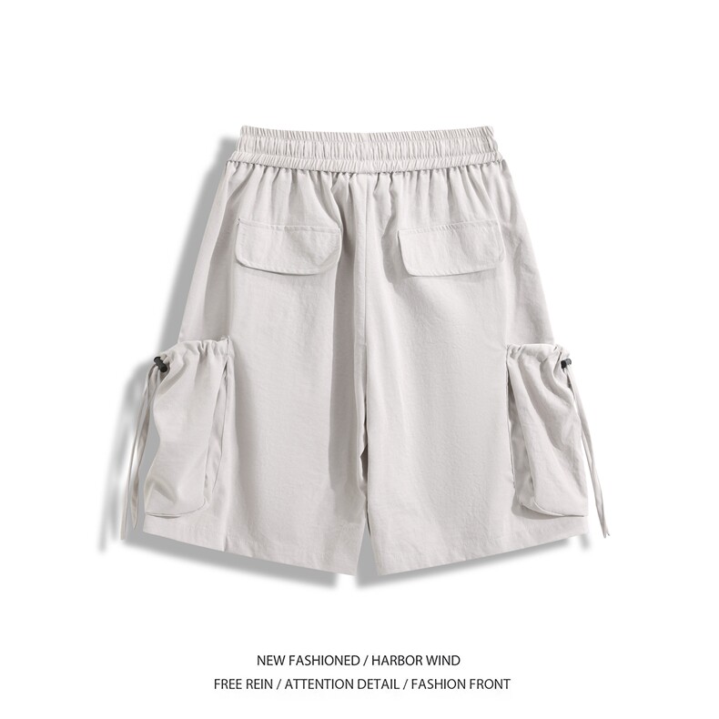 2025夏季新款户外机能大口袋冰丝宽松短裤B315-K25549-特p30控58,男装休闲裤,电商B315