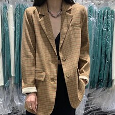 春季新款潮流单排扣西装，女装西装，日の谷