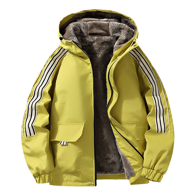 棉服夹克秋冬新款三条杠棉衣立领保暖加厚外套A436-5801-P90,男装夹克,电商A436