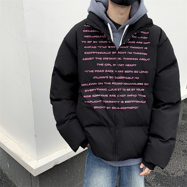 冬季棉服棉衣男生加厚保暖面包服运动休闲潮牌帅气外套M0996-P95,男装棉衣,星座308B-2
