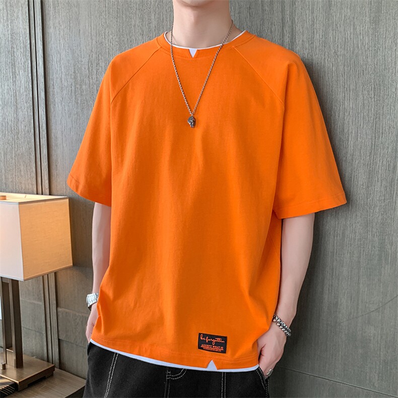 短袖t恤店主风男士圆领潮流体桖夏季衣服TC3011-P25,男装T恤,星座717