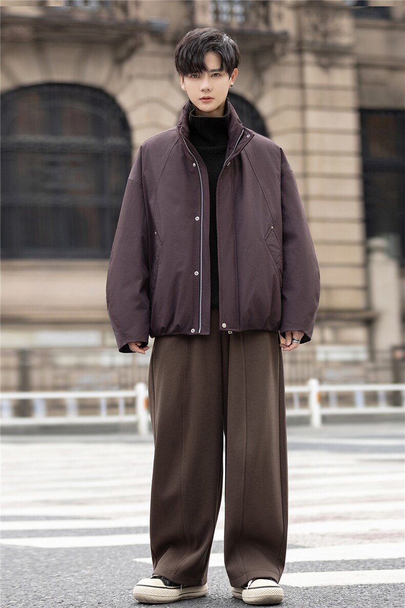 设计师款羽绒服夹克男冬装新款极简风防寒羽绒外套2599-P350控668,男装夹克,电商A355（原A415）