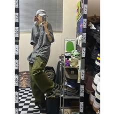 B221美式ins街头hiphop宽松工装休闲裤子LK23122-P65控88，男装休闲裤，电商B221