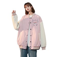 中性风春秋季情侣棒球服男女休闲夹克女时尚外套男BQF291-P50，男装夹克，电商B371