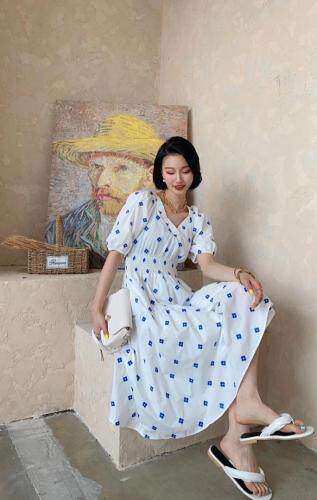 韩小碎花，女装，密斯倩