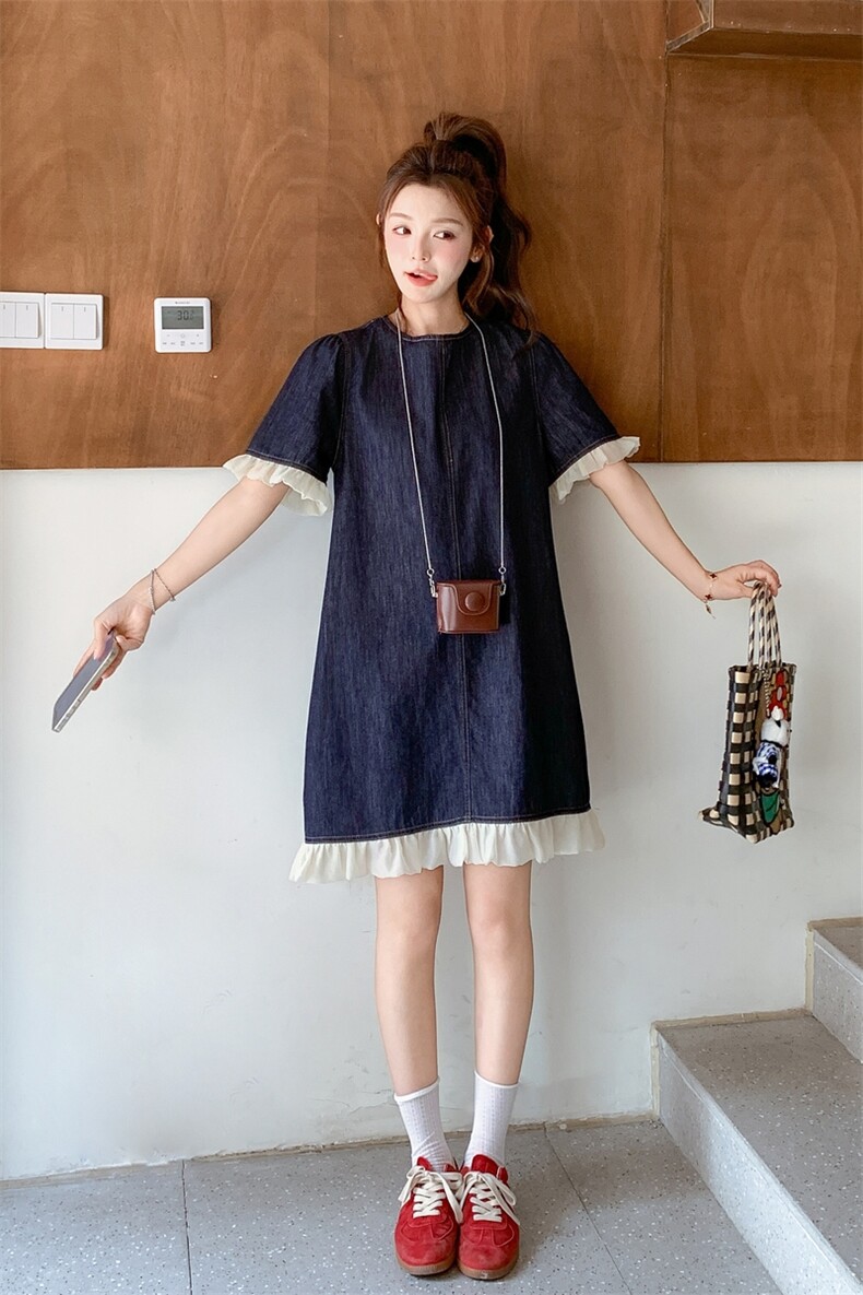 今日新品短款牛仔裙数据好2C323-1127-P105-K148,女装连衣裙,2C323