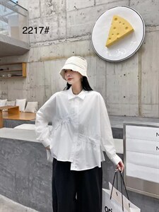 春季新款 不规则 衬衣,其它,琼卿格