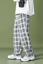 2021春夏港风格子裤子男中性风格子裤女直筒宽松DS-C407-6647-P40，男装休闲裤，电商C323-1