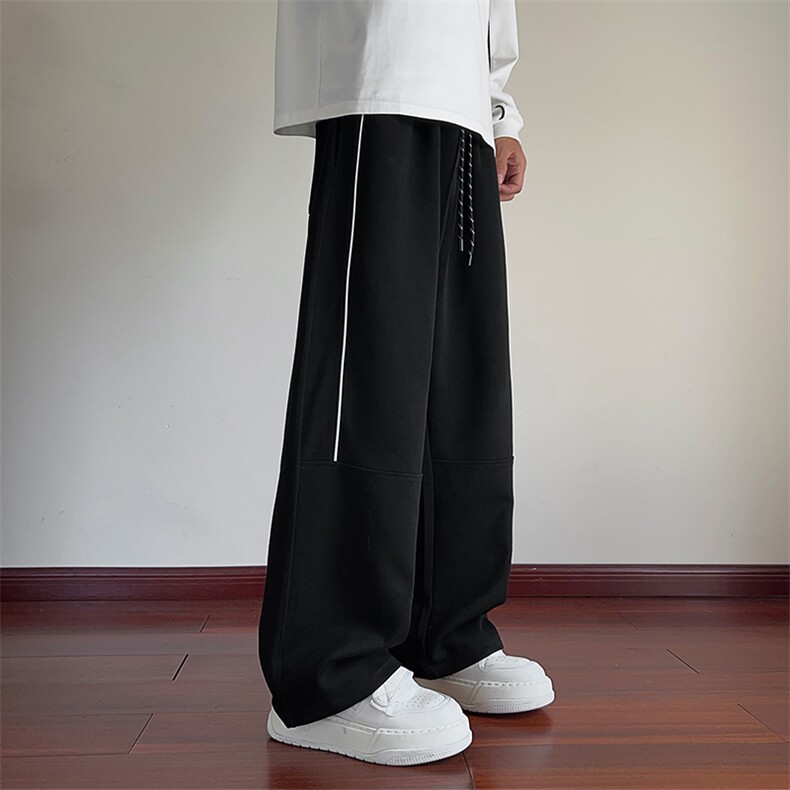 宽松大码阔腿休闲运动卫裤K1124P47,男装休闲裤,电商D325