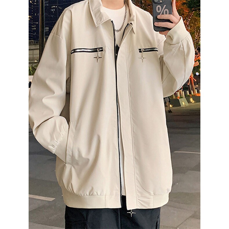 1506-1/J960351/P59潮牌翻领夹克宽松修身百搭款男女情侣款,男装夹克,星座1506-1