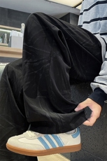 夏日男士冰丝休闲速干透气扎染美式长款休闲裤时尚宽松P38，男装休闲裤，电商B319