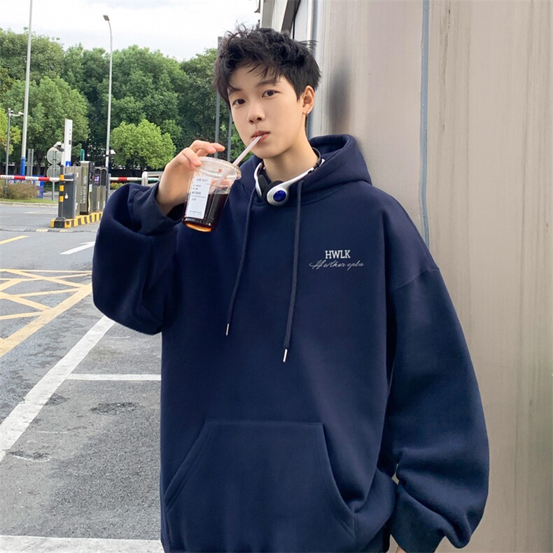 ！连帽圆领卫衣男装港风帽衫男LM142-P35,男装卫衣,电商B367