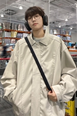 抖音直播！pu皮衣机车服宽松夹克男CP40-特p65控价：118，男装夹克，电商B371