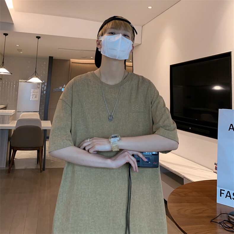 2025夏款雪花棉短袖休闲T恤圆领宽松上衣潮流男618A-001-P50,男装T恤,星座914-4
