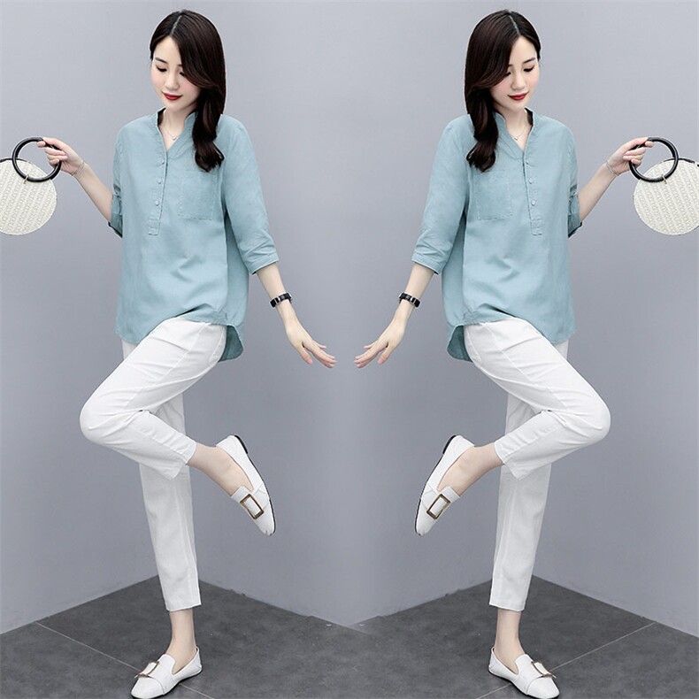 复古棉麻上衣,女装衬衫,希欧阁