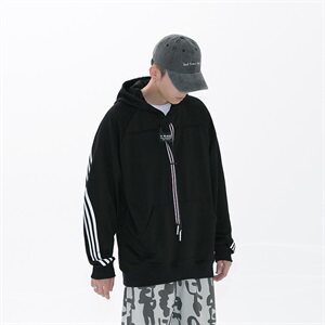 【】A003-HW3117-P55新款三条杠连帽卫衣男 无影墙图片