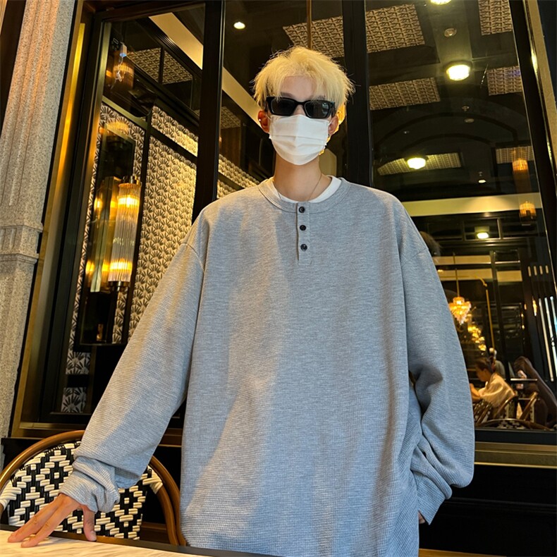 亨利领长袖T恤男XH84-特p20,男装T恤,电商B367