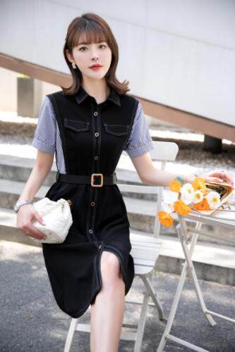 现货供应：天丝面料连衣裙M一XXL，女装连衣裙，拉思维加丝