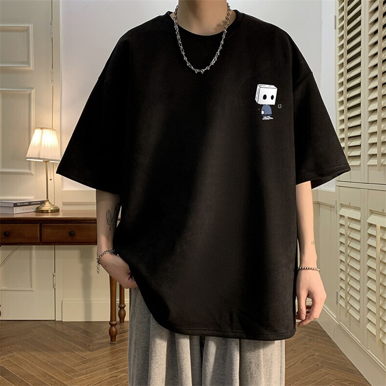 麂皮绒短袖t恤男大码半袖男 酒店风 JD82400-P25图片