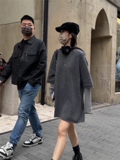 2025年夏季新款五针加厚针织大短袖时尚休闲通勤百搭，女装针织衫/毛衣，隆秋羊绒