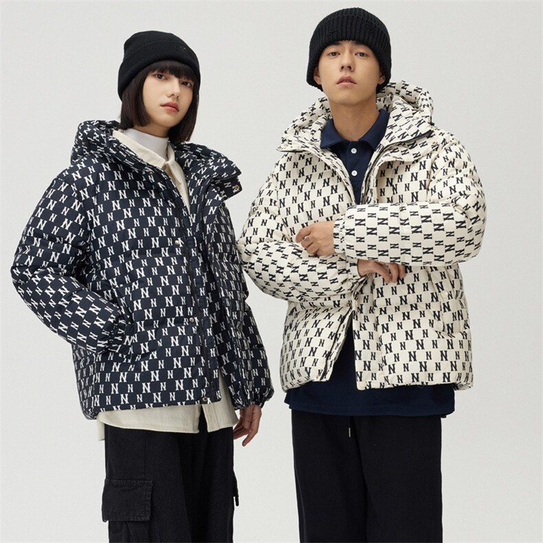 羽绒服女款冬装情侣款短款90鸭绒时尚韩版加厚高级感，女装羽绒服，灵动羽绒服工厂