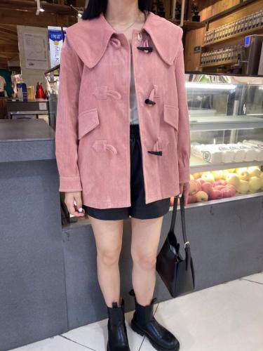 【现货】2021秋季新品韩版牛角扣款，其它，蓝典